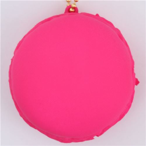cute hot pink macaron squishy charm kawaii Cafe de N 2