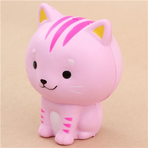 Squishy Little Mafia Lucky Cat rosa Katze von Chawa 3