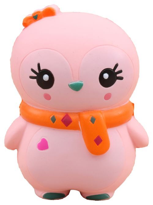 Squishy  kawaii en forme de bb pingouin rose, parfume KSI