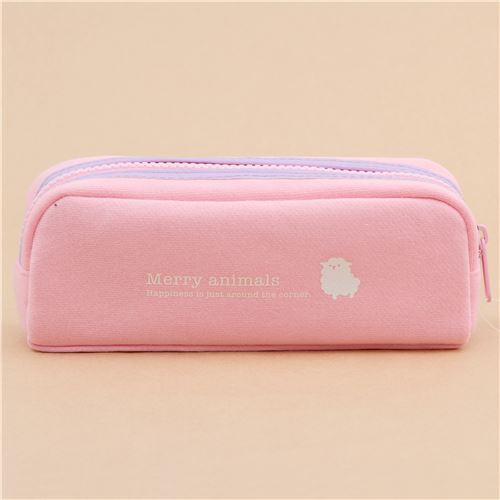 S��e pinke lustiger Koala Pinguin Hase Tier Federtasche aus Japan 7