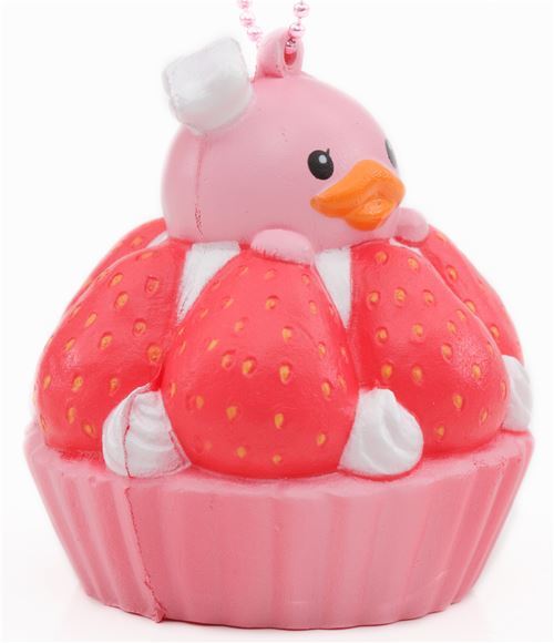 Squishy  kawaii en forme de tarte aux fraises rose, Sammy the Patissier 2