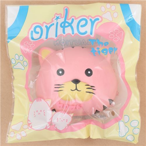 cute Oriker pink tiger bun scented squishy kawaii 3