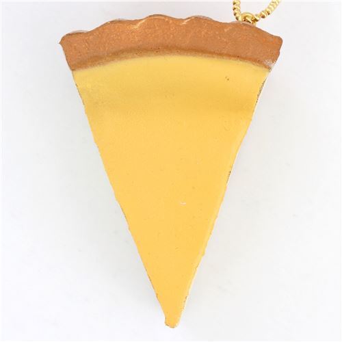 Lindo colgante blando Cafe de N Squishy kawaii porción tarta de queso tostada 2