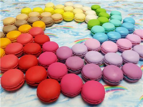 cute red macaron squishy charm kawaii Cafe de N 4