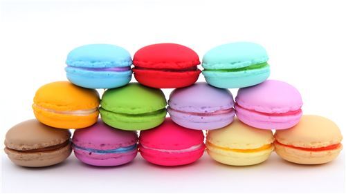 cute red macaron squishy charm kawaii Cafe de N 6