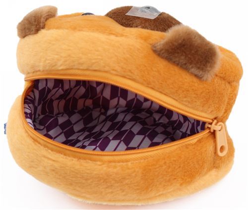 Bolso mu�eco peluche perro marr�n oreja oscuro Mameshiba San Kyodai de Jap�n 3