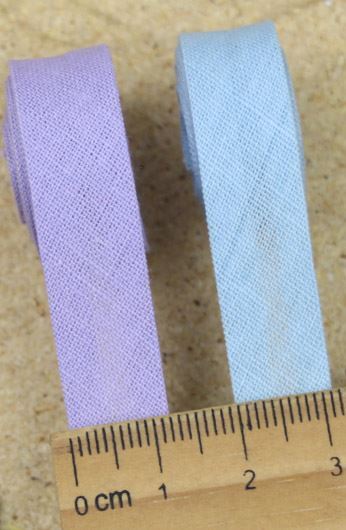 Cinta al bies sencilla de color marrn oscuro 4