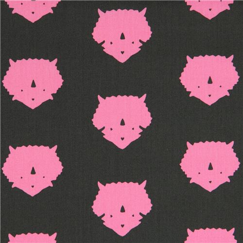 Dunkelgrner Stoff mit Triceratops Stoff