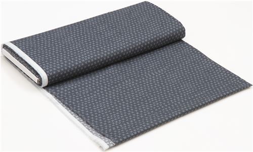 Resto de (44 x 112 cm) - Tela gris oscuro de Moda con aspas 3