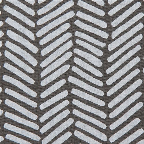 tessuto grigio talpa scuro Robert Kaufman linee lino cotone Arroyo Essex Tessuto