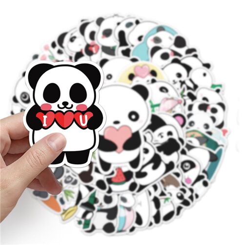 Paquete adhesivos troquelados sueltos oso panda kawaii 50 dise�os diferentes 2