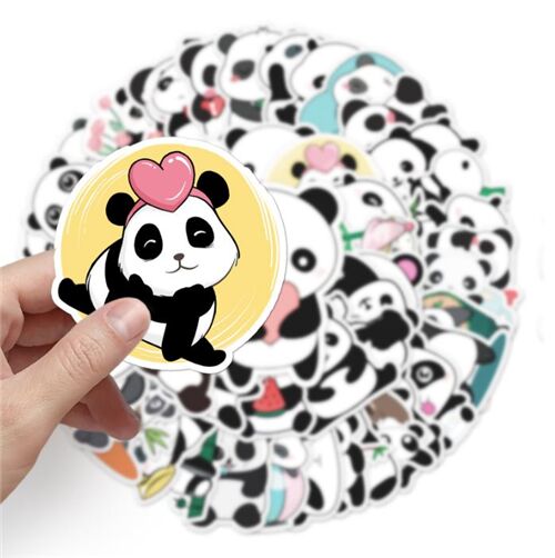 Paquete adhesivos troquelados sueltos oso panda kawaii 50 dise�os diferentes 3