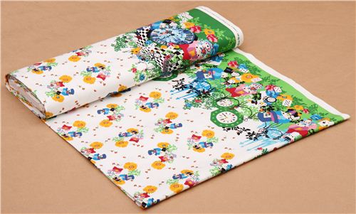 Tissu Oxford  double bord avec Little Twin Stars, Alice au Pays des Merveilles 0