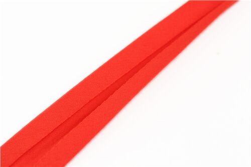 1cm Rotes doppelt gefalztes Schrgband 1m 2