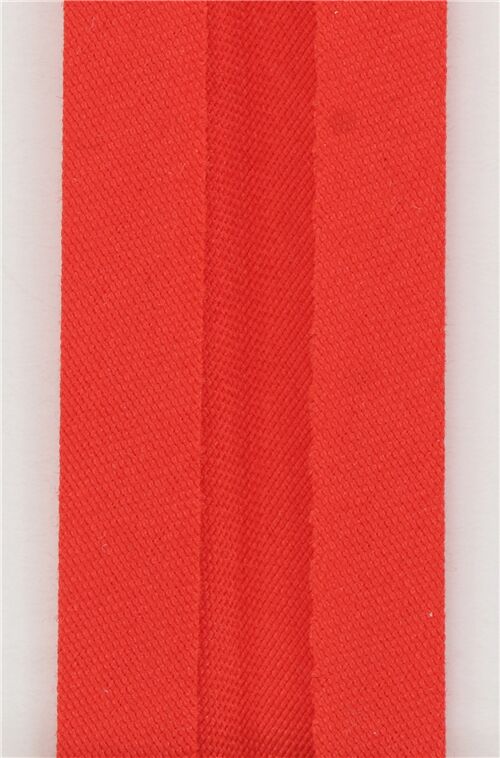 1cm Rotes doppelt gefalztes Schrgband 1m 4