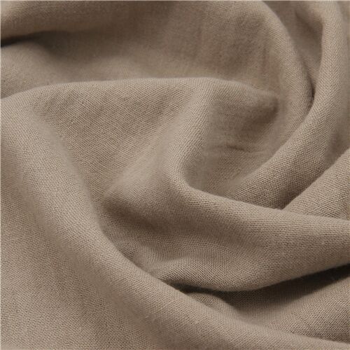 Japanese Light Khaki Double Gauze Fabric