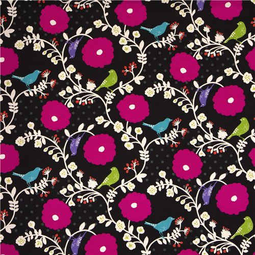 echino canvas fabric black Japan Etsuko Furuya 2