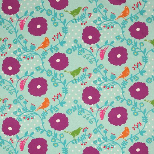 echino canvas fabric turquoise Japan Etsuko Furuya 2