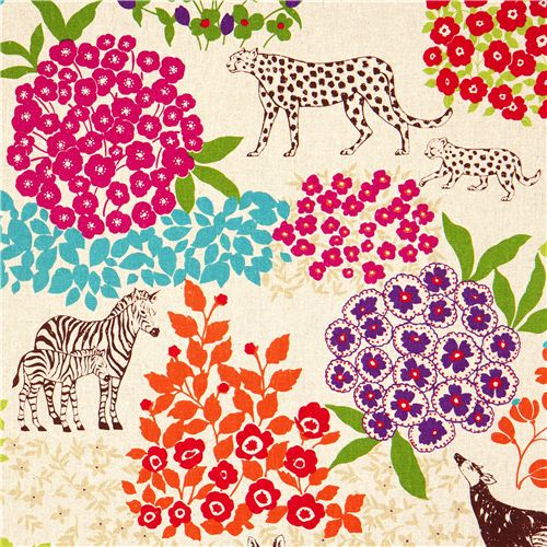 echino laminate fabric Bond beige zebra leopard 1