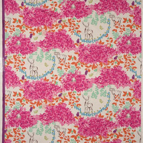 echino laminate fabric woodland stag rosa de Japón3