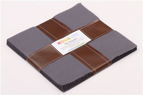 fabric bundle Coal grey Ten-Square Robert Kaufman