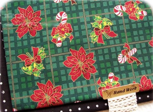 christmas fabric flower christmas fabric Weihnachten Stoff flower Weihnachtsstern candy distel