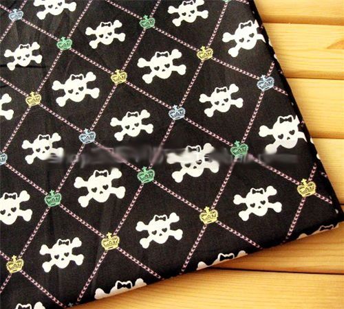 skull fabric scene skull fabric bones crossbones Totenkopf Stoff Totenköpfe emo Rockabilly
