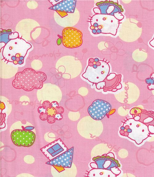 Stoff kawaii Hello Kitty Angel Stoff kawaii fabric cute Hello Kitty Angel Engel