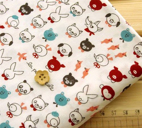 kawaii animal kids fabric kawaii cute animal kids fabric children Tierkinder Stoff Tiere panda