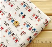 Kawaii Fabric Animal Kids Dog Duck 0.5m
