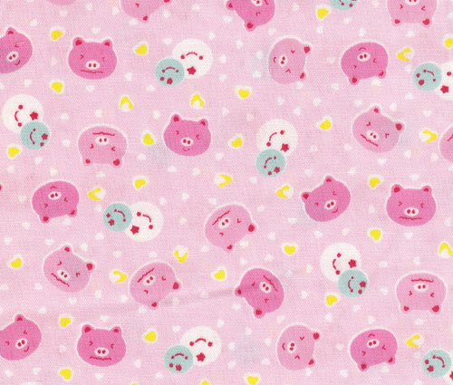Stoff kawaii Schweine Pigs Stoff kawaii fabric cute Schweine Pigs piggy