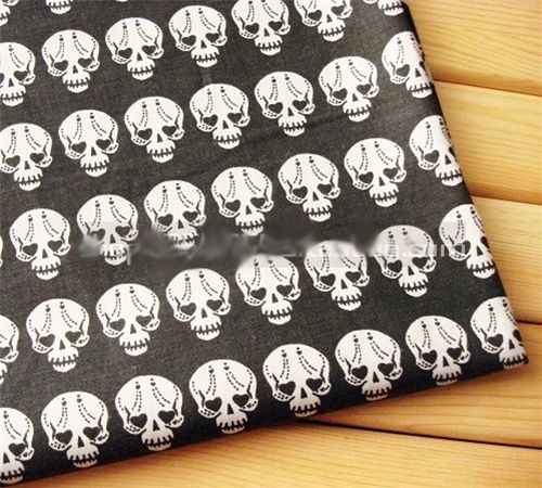 skull fabric scene skull fabric bones crossbones Totenkopf Stoff Totenköpfe emo Rockabilly