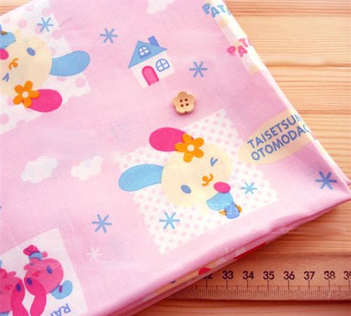 kawaii U-Sa-Ha-Na fabric kawaii cute U-Sa-Ha-Na japanese fabric Sanrio Stoff Japan