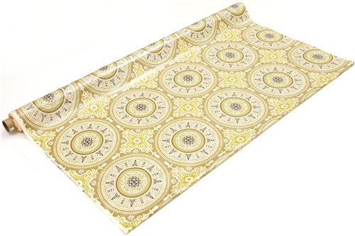 flower ornament premium laminate fabric par Michael Miller 3