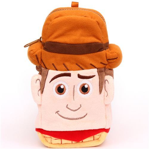 fluffy Toy Story Cowboy Woody plush pencil case