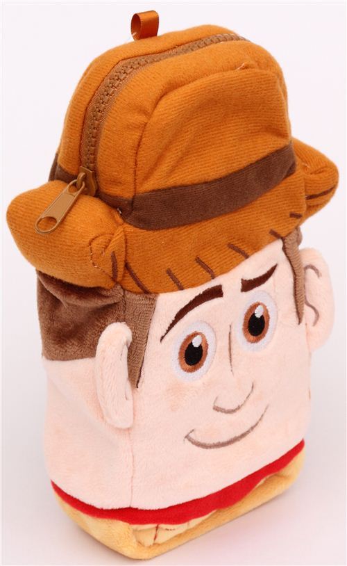 fluffy Toy Story Cowboy Woody plush pencil case 0