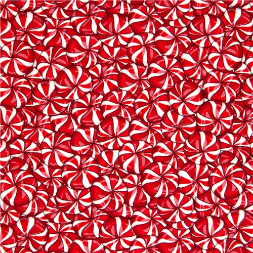funny peppermint sweets fabric by Timeless Treasures USA 2