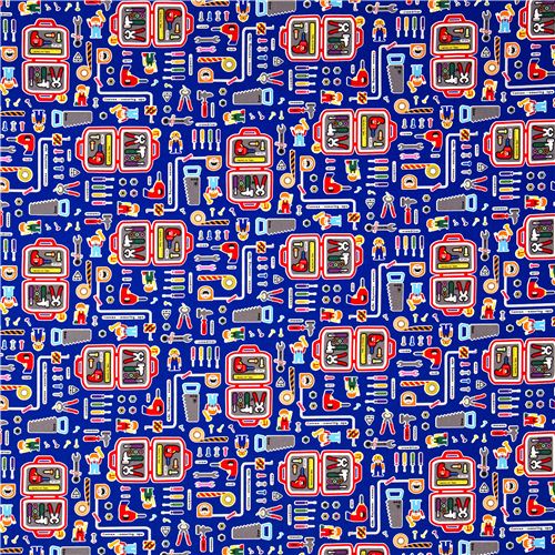 funny toolbox children fabric for boys de Japón2