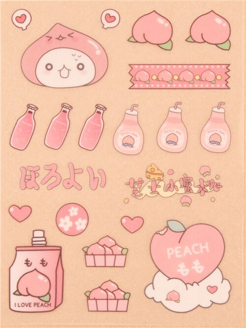 games stickers word pink kawaii slot machines peaches pink glitter 4