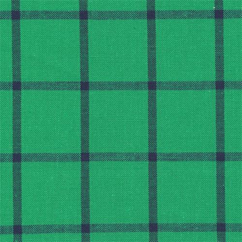 Grner Cloud 9 marineblaue Linie Quadrat Bio-Stoff Window Dressing Stoff