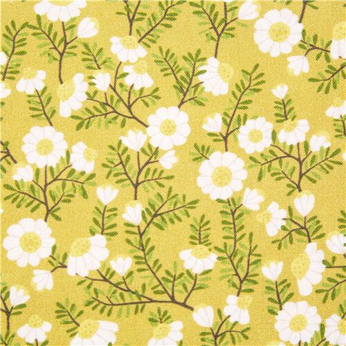 Chamomile Retreat Yourself Flowers Fabric