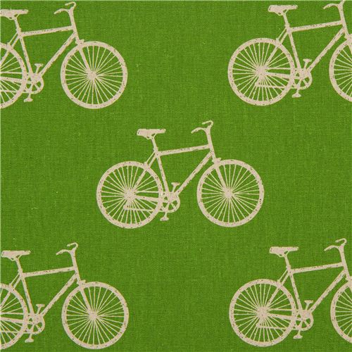 tessuto echino bici laminato verde cycling Tessuto