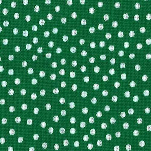 green fabric by Michael Miller with mini white dots Fabric