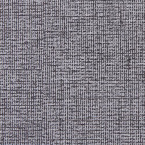 Timeless Treasures tela gris con estampado de mini cuadrícula Tela