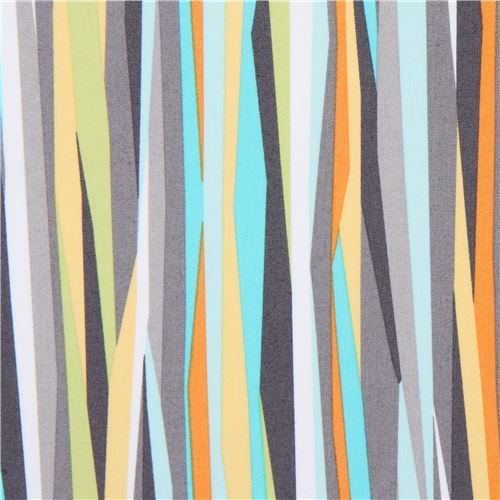 Tissu Michael Miller avec des rayures grises et blanches, Current Stripe Tissu