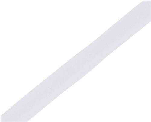 half inch wide double fold 1 meter bias tape in white 3
