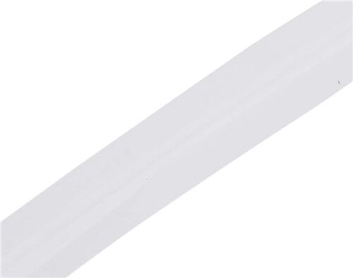 half inch wide double fold 1 meter bias tape in white 4