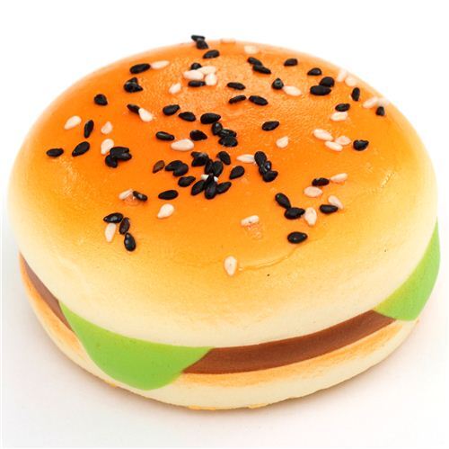 hamburger slow rising squishy cheeseburger 4