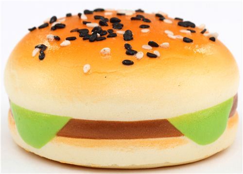 hamburger slow rising squishy cheeseburger 3