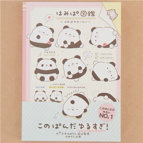 hamipa panda and apple memo pad by San-X